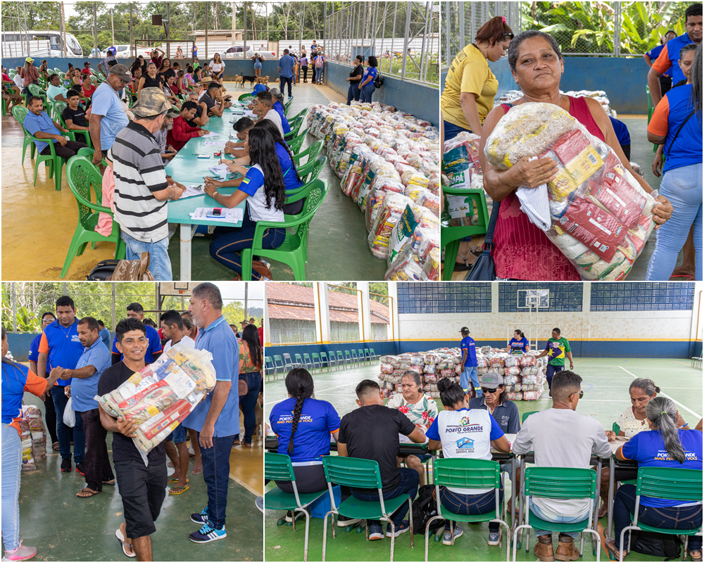 DISTRIBUIÇÃO DOS KITS DE ALIMENTOS PARA AS COMUNIDADES DE VILA NOVA E CUPIXÍ